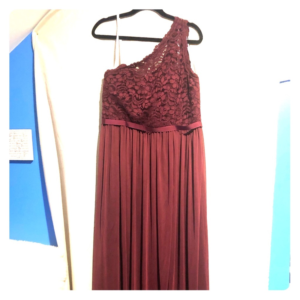 David’s bridal bridesmaid dress